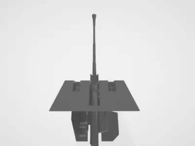 German Flak AA Gun 3D print model