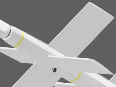 lancet drone 3D print model