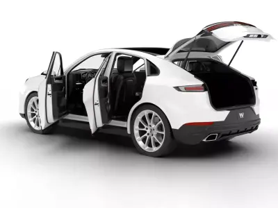 Porsche Cayenne Coupe 2026 HQ 3d model 3D model