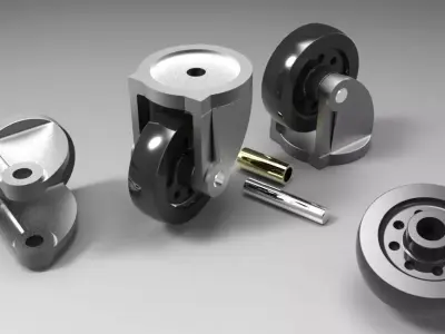 Wheel Assembly Free 3D model from CGTrader