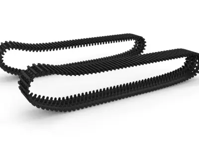 Tank Tracks 3D model