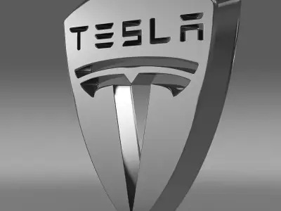 Tesla Logo 3D model