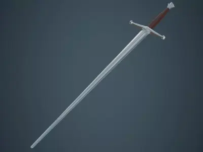 Longsword 2A Low-poly 3D model