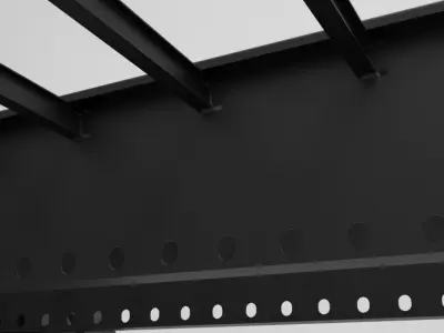 Tautliner trailer main frame Free 3D model