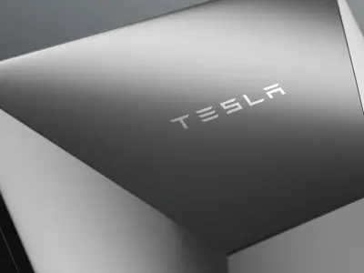 Cyberpunk - 3D Model of Tesla Charging Box  3D model
