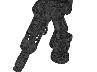 Industrial Robotic Arm Manipulator 3D model