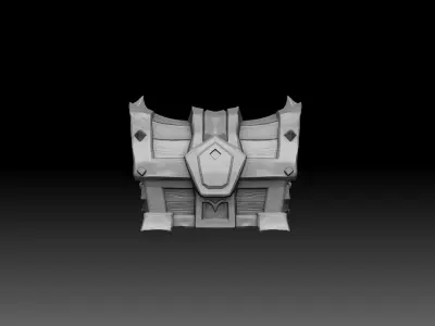 Fantasy chest 3D print model