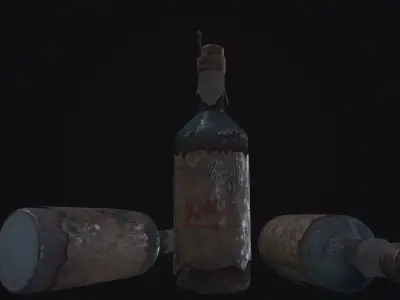 Old Molotov Free low-poly 3D model