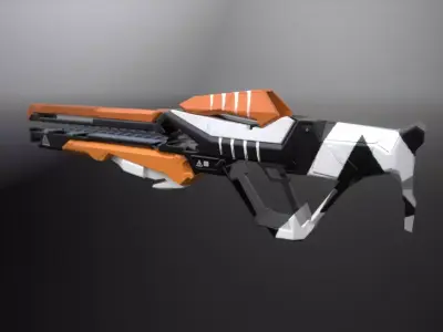 Weapon Pack All In One Futuristic Pack -Modern Pack for games Low-poly 3D model