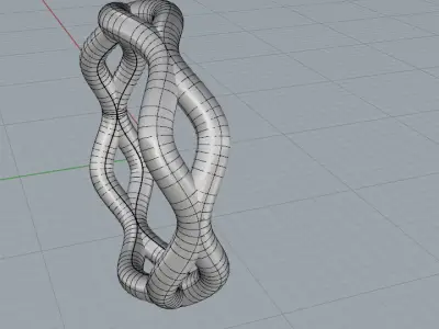 Esercizio Anello Ondulato 3D model