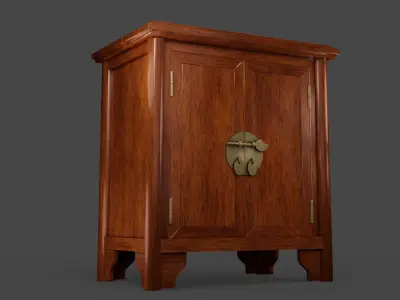 Chinese Dresser 3D model