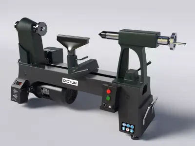 DICTUM Lathe S 175 3D model