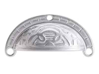 Black Cup Pulls Cabinet 3D model