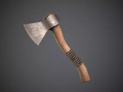 Old Axe Low-poly 3D model buy