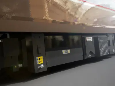 LRT Jakarta Velodrome Jakpro 3D Model AR VR Ready Low-poly 3D model