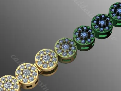 Bracelet bi6 3D print model