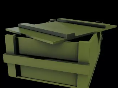 Custom Sci-Fi Ammo Weapons Missiles Box 3D print model