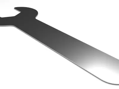 Mini Flat Wrench 3D model purchase