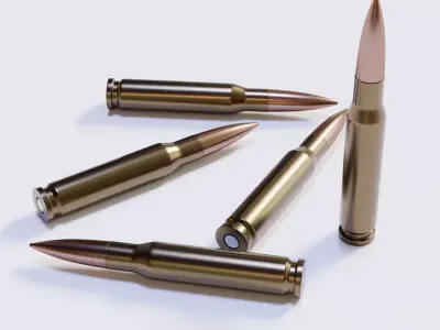 Rifle Bullet 3D model
