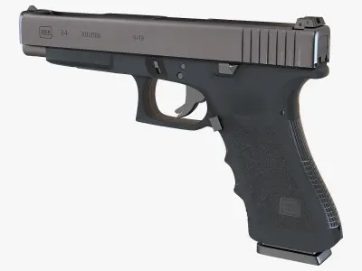 Glock G34 Gen 3 3D model