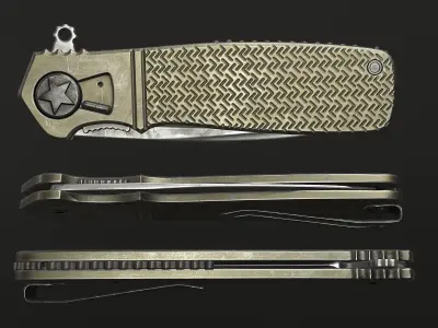Knife CRKT  Low-poly 3D model