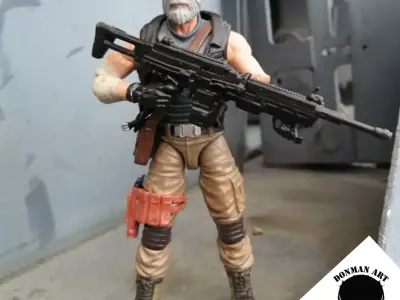 M91 SCALE 1 12 FOR ACTION FIGURES 3D print model