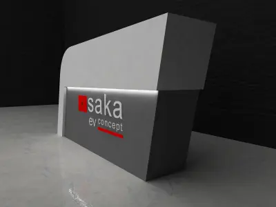 Banko Desk 3D model