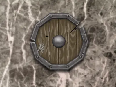 Fantasy Armory - Basic Shield Collection Vol01 Low-poly 3D model