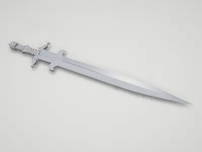Game asset Noble Knights Wild-Skin Hilt Sword 3D model