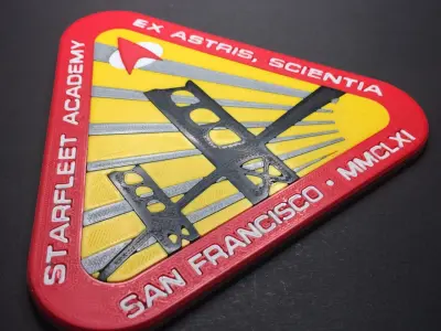 Starfleet Academy Logo Coaster 3D print model