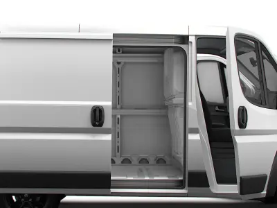 RAM Promaster Van L1H1 HQ Interior 2023 3D model