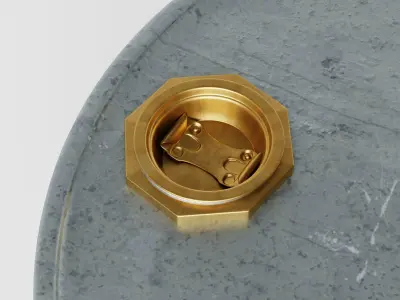 barrel metal can Low-poly 3D model purchase