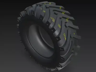Only Tyre 3d Model 3D model