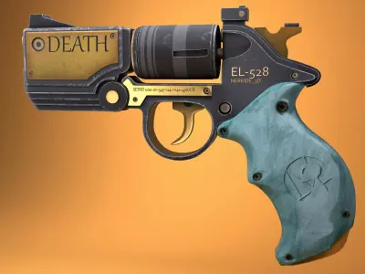 Weapon death gun in overwatch 3D model