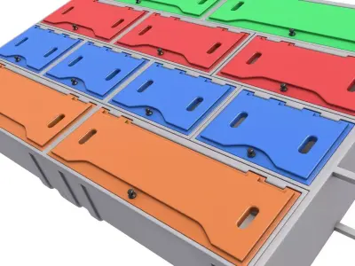 Locker 3D model purchase