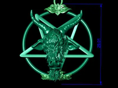 zbrush pendant 3D print model