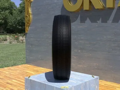 ORTAS TIRE NO 11 GAME READY Low-poly 3D model