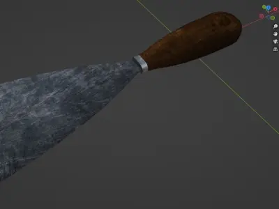 Spatula - Used look Free 3D model