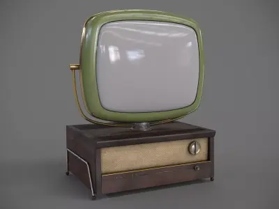 Philco Predicta Low-poly 3D model