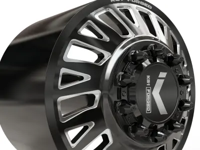 FRONT KG1 KD001-B-2 DUALLY WHEEL 3D MODEL 3D model