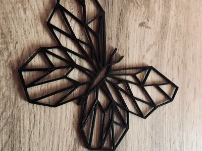Geometric Butterfly 3D print model