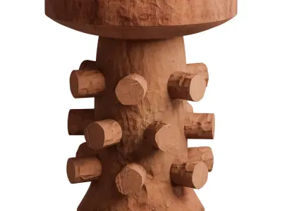 Stub Side Table Pols Potten 3D model