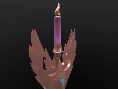 Fantastic Sword Game Ready free Free low-poly 3D model