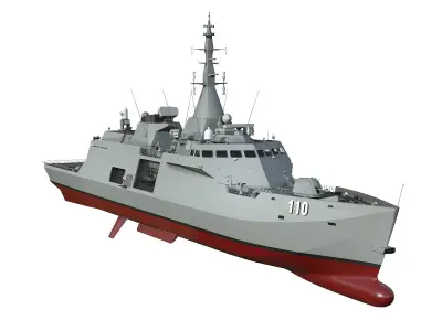 Frigate Class Ship 3D model
