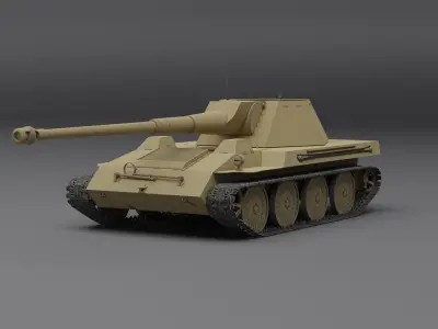 Krupp-Steyr Waffentrager 3D model