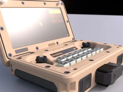 Rugged controller 3D model