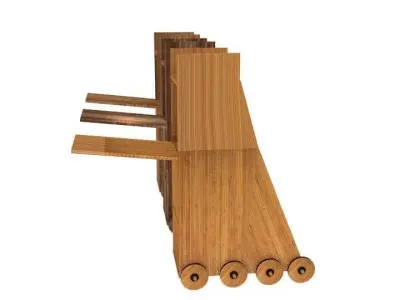 Siege Towers  Low-poly 3D model