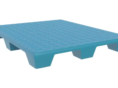 Plastic Pallet 01 3D model