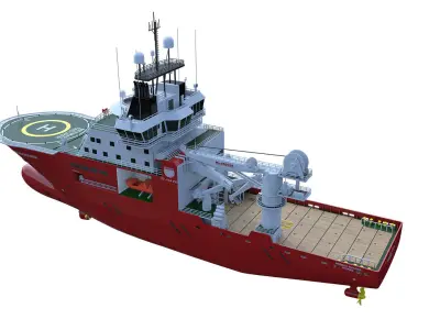 MERMAID ENDURER BOAT 3D model