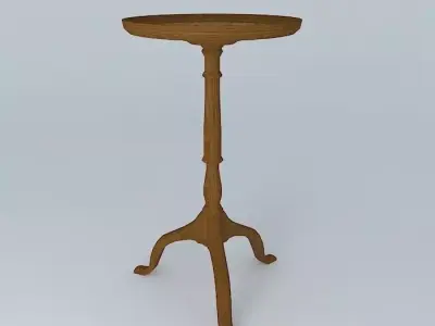 Pedestal Table Free 3D model
